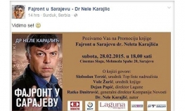 Nele ne dolazi u Sarajevo