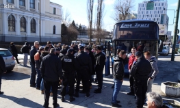 Studenti blokirali autobus u Sarajevu, tvrde da su prevareni