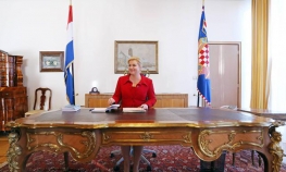 Prvi radni dan predsjednice Kolinde Grabar-Kitarović