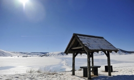Blidinjsko jezero okovano ledom