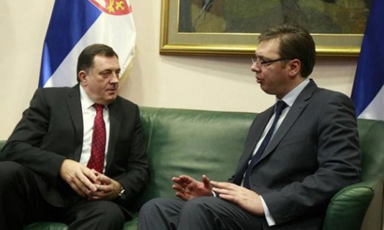 Sastanak Dodika i Vučića u Beogradu