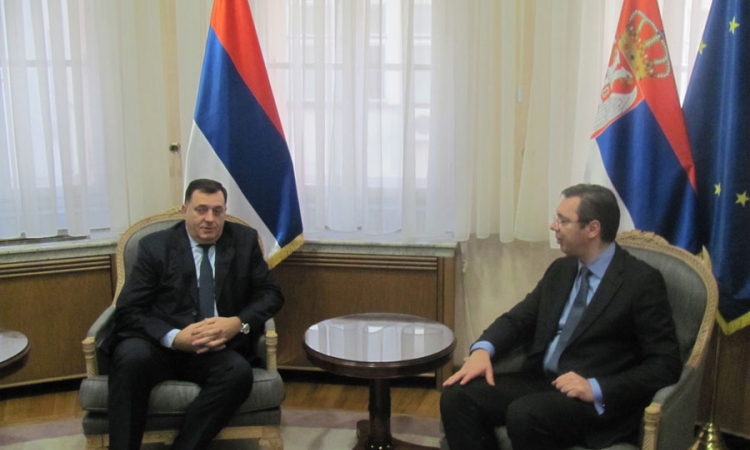 U Beogradu počeo sastanak predsjednika Dodika sa Vučićem