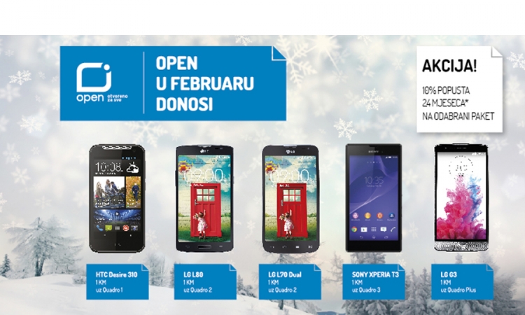 Uz "Open" popust 10 odsto