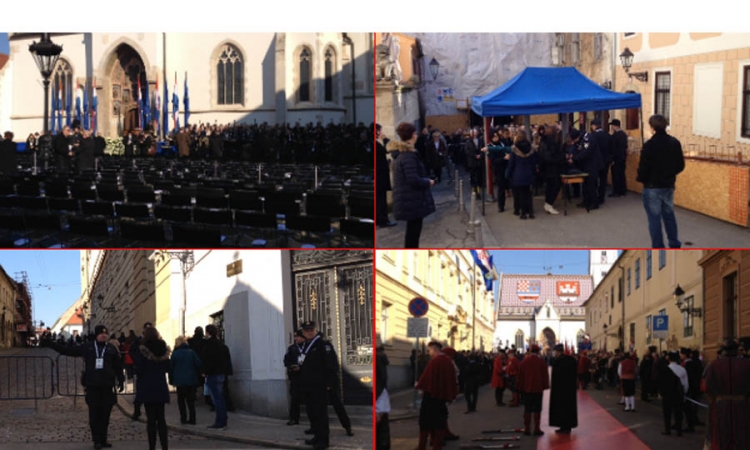 Inauguracija predsjednice Hrvatske: Završna dotjerivanja