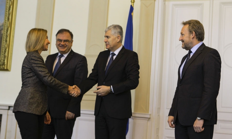 Posjeta Mogerinijeve u vrijeme pozitivnih pomaka