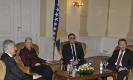 Kolinda Grabar-Kitarović na sastanku u Predsjedništvu BiH