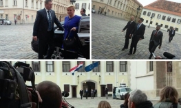Kolinda i Zoran zadovoljni, prvi put za istim stolom