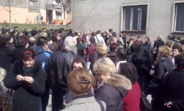 Radnici "Aide" ponovo protestuju ispred Vlade Tuzlanskog kantona