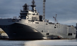 Francuski "Mistral" na prvoj plovidbi