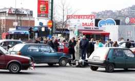 Sudar golfa i motocikla u Sarajevu