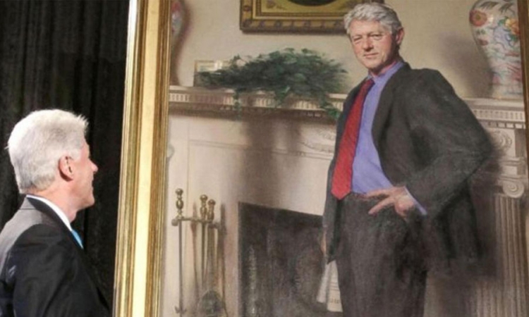 Klintonov portret krije tajnu