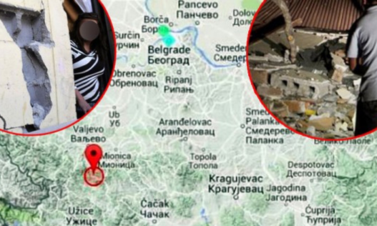 Zemljotres u Kosjeriću oštetio 100 kuća
