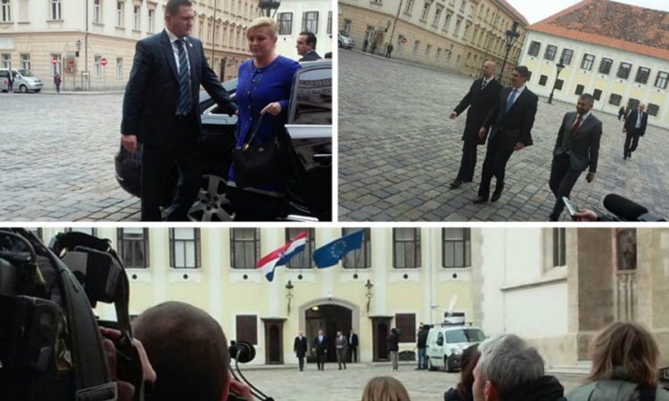 Kolinda i Zoran zadovoljni, prvi put za istim stolom
