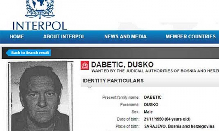 Odobreno izručenje Duška Dabetića iz Turske u BiH