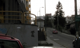 Na Grbavici grafit "Srbe na vrbe"
