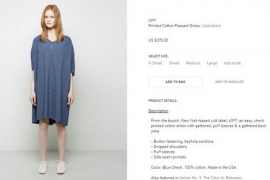 Haljina za "seljanke" košta 375 dolara
