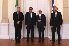 Članovi Predsjedništva BiH primili predsjednika Senata Italije ...