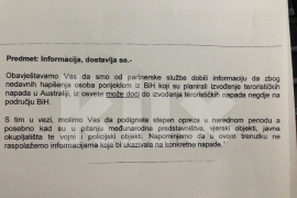 OBA u petak upozorila na mogući teroristički akt