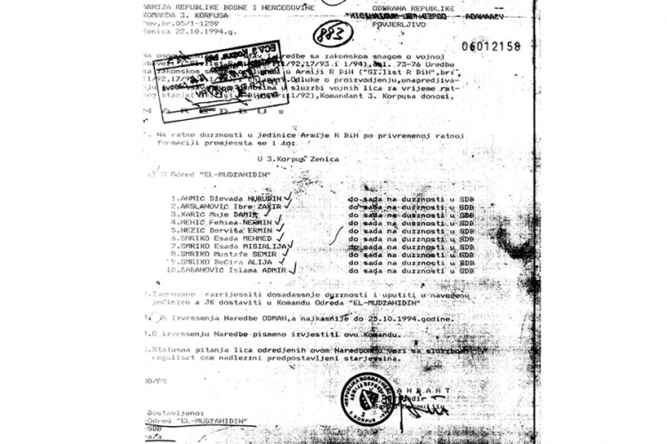 Džaferovićevi ljudi u "El mudžahidu"