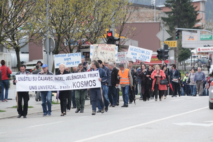 Nastavljen protest radnika "Kosmosa"
