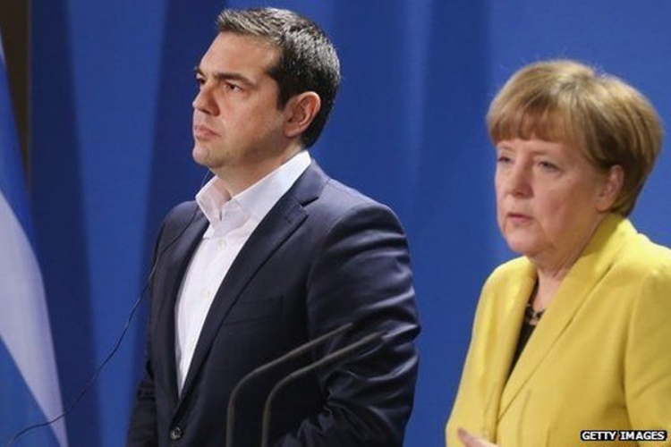Bild: Merkelova ljuta na Ciprasa