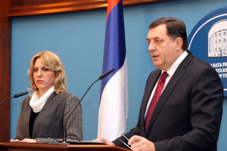 Dodik i Cvijanovićeva danas sa Dačićem