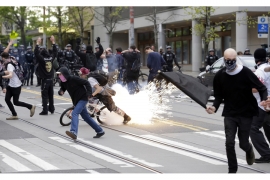 Sukobi tokom prvomajskih protesta u SAD-u