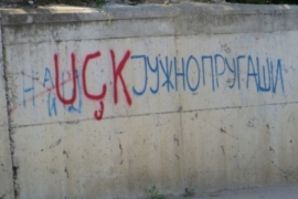Grafiti "UČK" na više lokacija u Nišu