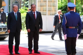 Erdoan dočekan uz najviše počasti
