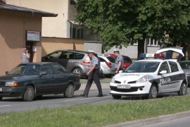 Povrijeđeni pješak i motociklista