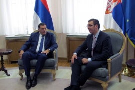 Sastanak Dodika i Vučića u Beogradu