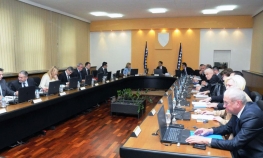 Ministri iz HDZ-a BiH na sjednici Vlade 