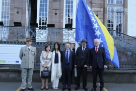 Podignuta zastava BiH u Strazburu