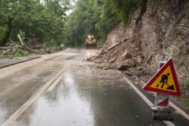 Odron na dionici Vrbanja - Zeleni Vir