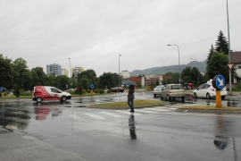 Pješaci preblizu kružnim tokovima