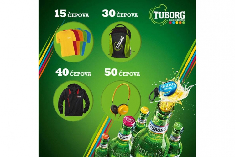Sakupljajte šarene Tuborg čepove i zamijenite ih za nagrade