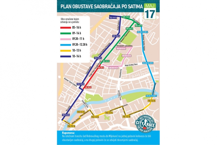 Banjaluka: U nedjelju izmijenjen režim saobraćaja