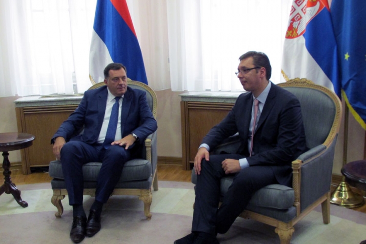 Sastanak Dodika i Vučića u Beogradu