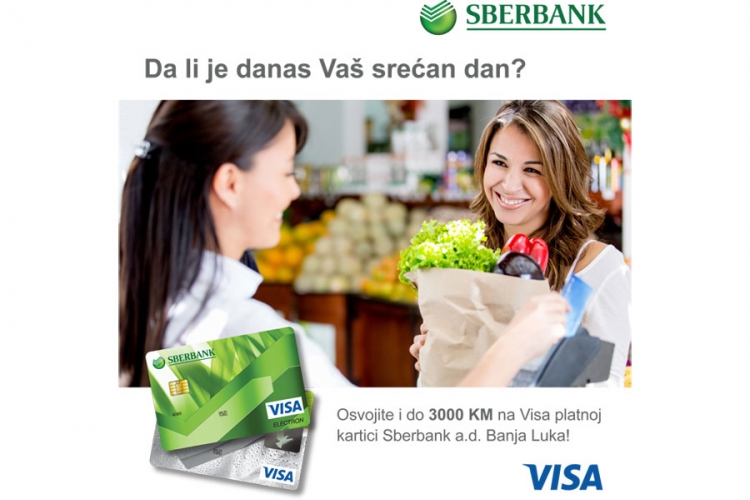 Nagradna igra Sberbanke "Da li je danas Vaš srećan dan?"