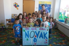 Mališani iz vrtića "Krajiška radost": Nole, dođi nam u goste