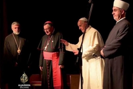 Predstavnici religijskih zajednica s papom
