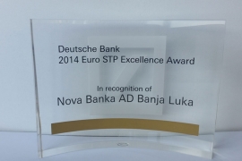 Prestižna nagrada za Novu banku