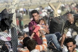 Izbjeglice prerezale žičanu ogradu u bijegu od ISIL-a u Tursku 