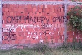 Zbog grafita "Smrt Naseru Oriću" privode djecu