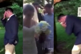 Mladoženja briznuo u plač kada je vidio mladu