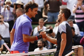 Džumhur na Federera