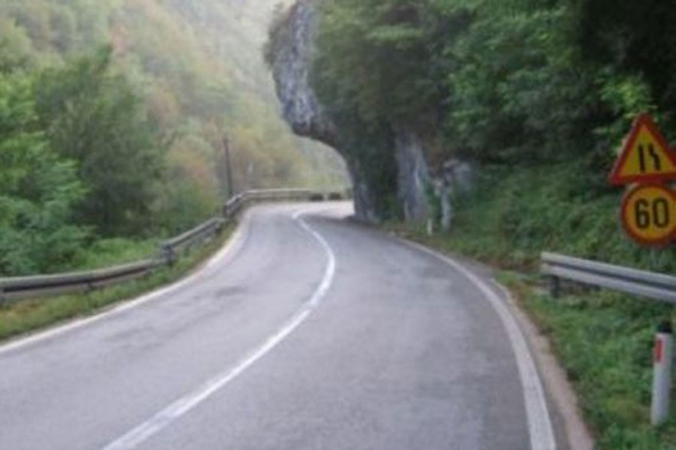 Od danas do 5. juna jednom trakom u kanjonu Tijesno