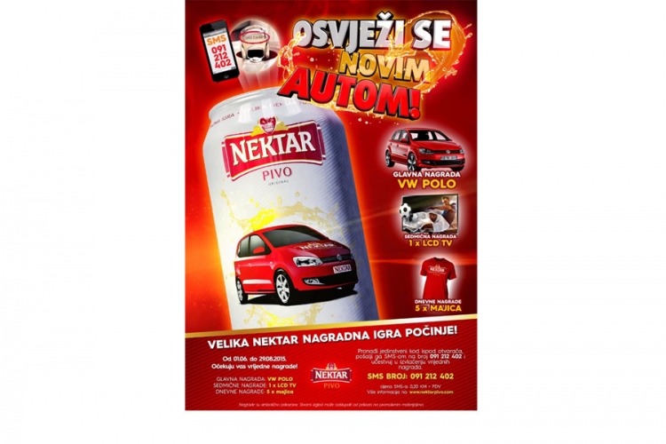 Počinje "Velika Nektar nagradna igra"