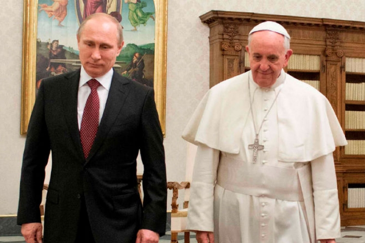 Putin se sutra sastaje sa papom Franjom
