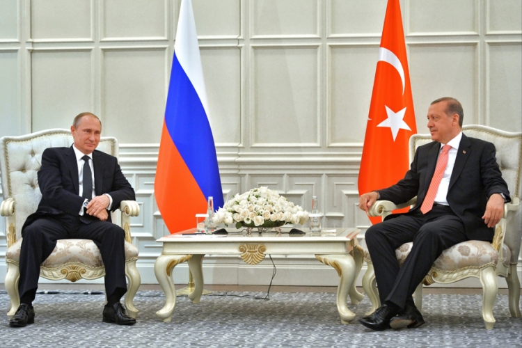 Putin i Erdoan razmotrili pitanje "Turskog toka"